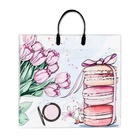 Пакет «Знак внимания», полиэтиленовый с пластиковой ручкой, 37×34 см, 90 мкм - Фото 1