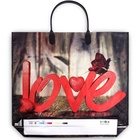 Пакет «О любви», полиэтиленовый с пластиковой ручкой, 37×34 см, 90 мкм - Фото 2