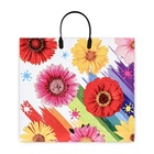 Пакет «Яркость весны», полиэтиленовый с пластиковой ручкой, 37×34 см, 90 мкм - Фото 1