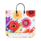 Пакет «Яркость весны», полиэтиленовый с пластиковой ручкой, 37×34 см, 90 мкм - Фото 2