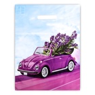 Пакет «Аромат лаванды», полиэтиленовый с вырубной ручкой 31×40 см, 60 мкм - Фото 2