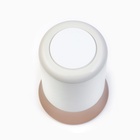 Пепельница для дома для сигарет и стиков, 11×6.7 см, бело-розовая - Фото 4