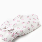Набор для новорождённого (одеяло, шапочка, пояс), цвет розовый, рост 56-62 см - Фото 2