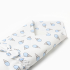 Набор для новорождённого (одеяло, шапочка, пояс), цвет голубой, рост 56-62 см - Фото 2
