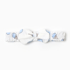 Набор для новорождённого (одеяло, шапочка, пояс), цвет голубой, рост 56-62 см - Фото 5