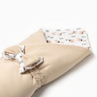 Набор для новорожденного (одеяло, шапочка, пояс), цвет бежевый, рост 56-62 см - Фото 2