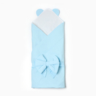 Набор для новорожденного (одеяло, бант), цвет голубой, рост 56-62 - фото 109745840