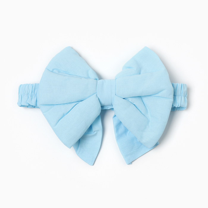 Набор для новорожденного (одеяло, бант), цвет голубой, рост 56-62 - фото 1906654901