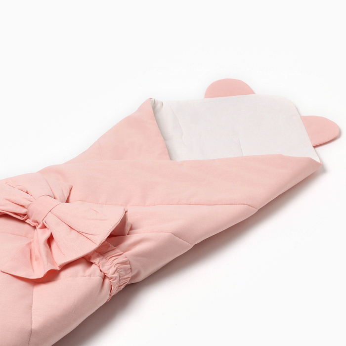 Набор для новорожденного (одеяло, бант), цвет розовый, рост 56-62 - фото 1886029274