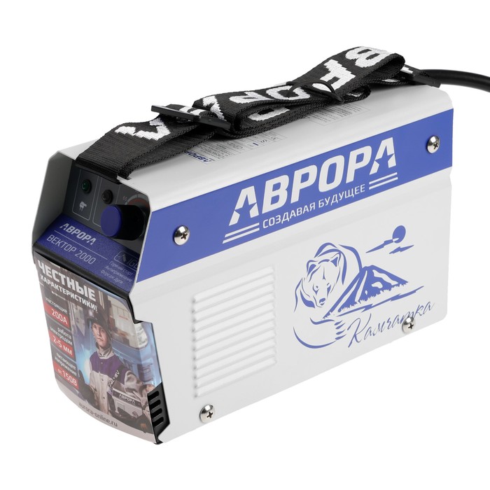 Сварочный аппарат инверторный Aurora Вектор 2000, 8.4 кВт, 20-200 А, d=1.6-5 мм, 2 кабеля - Фото 1
