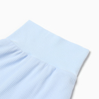 Ползунки детские с закрытыми ножками, цвет голубой, рост 56 - фото 23890582