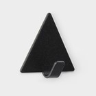 Крючки самоклеящиеся SAVANNA Black Loft, 4 шт., металл, грань 4 см, 4×3.9×1.5 см, чёрные - Фото 2