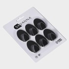 Крючки самоклеящиеся SAVANNA Black Loft, 6 шт., металл, 1.9×5.3×3.5 см, чёрные - Фото 6