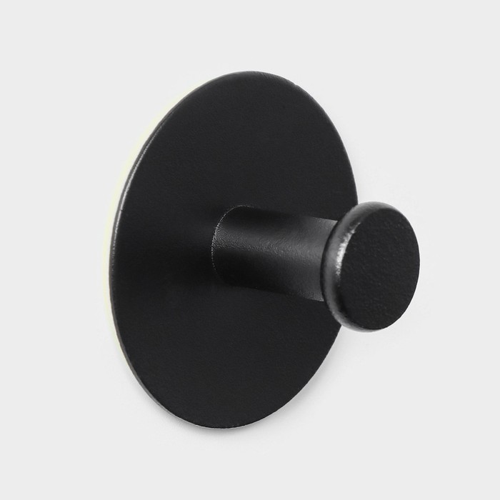 Набор металлических самоклеящихся крючков SAVANNA Black Loft Grip, 2 шт, 3×5,2 см