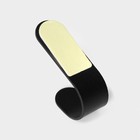 Крючки самоклеящиеся SAVANNA Black Loft, 4 шт., металл, 2.8×5.5×1.8 см, чёрные - Фото 5