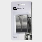 Крючок - держатель самоклеящийся SAVANNA Chrome Loft, для салфеток и полотенец, металл, 2.5×7.5×5 см, хромированный - Фото 6