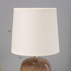 Лампа настольная "Ариззи" Е14 1х40Вт какао 18х18х33 см RISALUX - Фото 3