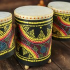 Сувенирный музыкальный инструмент «Барабаны тройные», 33×17×11 см, МИКС - Фото 7