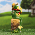 Садовая фигура "Лягушонок гитарист" 27см - фото 24400920