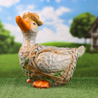 Фигурное кашпо  "Уточка смотрит вверх" 38х36х25см / d-16см - фото 23859866