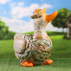 Фигурное кашпо  "Уточка смотрит вверх" 38х36х25см / d-16см - фото 23859867