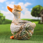 Фигурное кашпо  "Уточка смотрит вверх" 38х36х25см / d-16см - фото 23859868