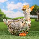 Фигурное кашпо  "Уточка смотрит вверх" 38х36х25см / d-16см - фото 23859869