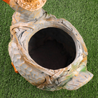 Фигурное кашпо  "Уточка смотрит вверх" 38х36х25см / d-16см - фото 23859870