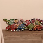 Панно декоративное "Три слона" 50х13х1,5 см МИКС - Фото 2