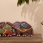 Панно декоративное "Три слона" 50х13х1,5 см МИКС - Фото 3