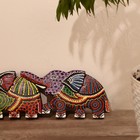 Панно декоративное «Три слона», 50×13×1.5 см, МИКС - Фото 3