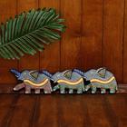 Панно декоративное "Три слона" 50х13х1,5 см МИКС - Фото 8