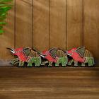 Панно декоративное «Три слона», 50×13×1.5 см, МИКС - Фото 9