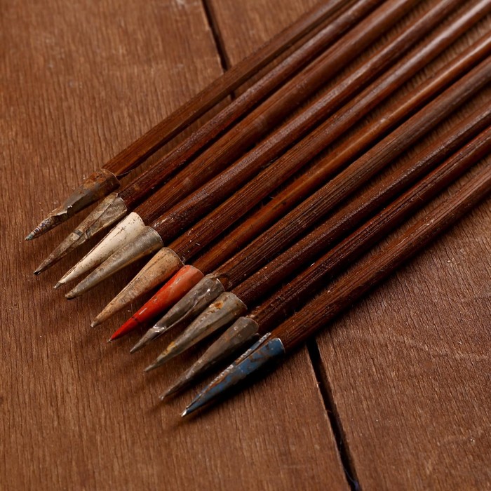 Сувенир Лук со стрелами из бамбука 125х65х3 см - фото 1906789674
