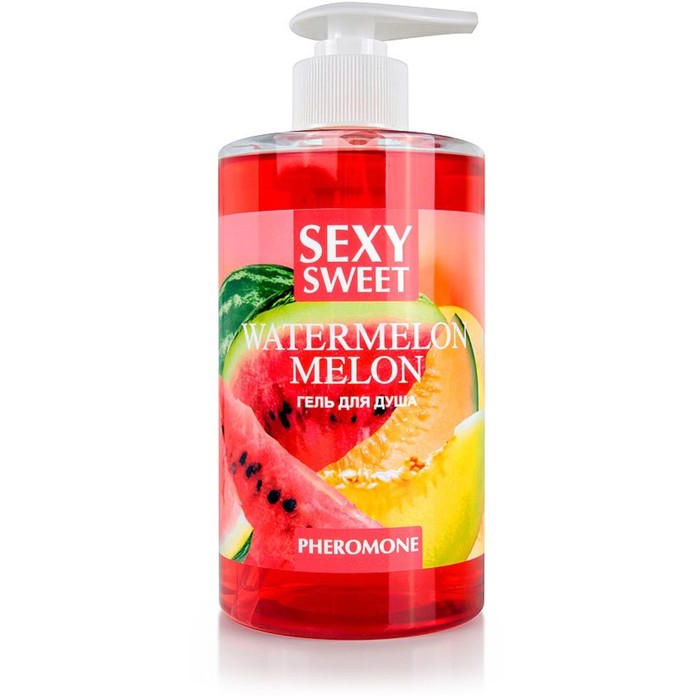 Гель для душа Sexy Sweet WATERMELON&MELON с феромонами 430 мл 9560171 - Фото 1