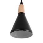 Люстра «Сивиль» 1×40 Вт Е27 черный 12.5×12.5×120 см - Фото 2