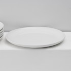 Набор тарелок фарфоровых обеденных Magistro Mien, 6 предметов: d=21 см, цвет белый - Фото 3