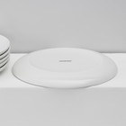 Набор тарелок фарфоровых обеденных Magistro Mien, 6 предметов: d=21 см, цвет белый - Фото 4