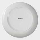 Набор тарелок фарфоровых обеденных Magistro Mien, 6 предметов: d=21 см, цвет белый - Фото 5