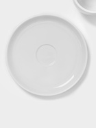 Чайный сервиз Magistro Mien, 2 персоны, 4 предмета: 2 чашки 200 мл, 2 блюдца d=16 см, фарфор, белый - Фото 5