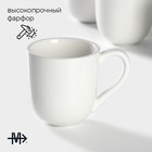 Набор кружек фарфоровых Magistro Mien, 6 предметов: 270 мл, цвет белый - Фото 2