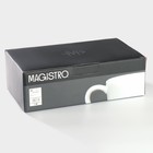 Набор кружек Magistro Mien, 270 мл, 6 шт., фарфор, белый - Фото 7
