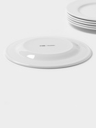 Тарелки Magistro Basic bistro, d=27 см, набор 6 шт., фарфор, белые - Фото 4
