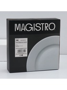 Тарелки Magistro Basic bistro, d=27 см, набор 6 шт., фарфор, белые - Фото 7