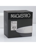 Тарелки глубокие Magistro Basic bistro, 450 мл, d=15.5 см, набор 6 шт., фарфор, белые - Фото 7