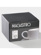 Чайный сервиз Magistro Basic bistro, 2 персоны, 4 предмета: 2 чашки 200 мл, 2 блюдца d=15 см, фарфор, белый - Фото 9