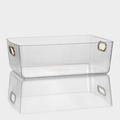 Контейнер для хранения «Нежность», 29×20×10 см, прозрачный