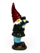 Садовая фигура из полистоуна «Гном фотограф», 10×10×27 см - Фото 4