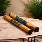 Сувенирный музыкальный инструмент "Посох дождя с голубыми узорами" 50х5х5 см МИКС - Фото 4