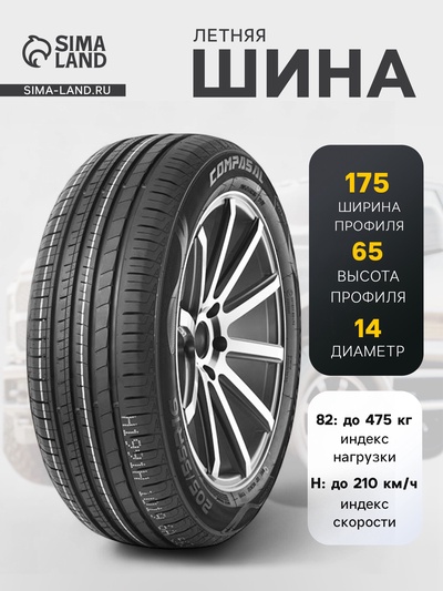 Шина летняя Compasal BLAZER HP 175/65 R=14 82H